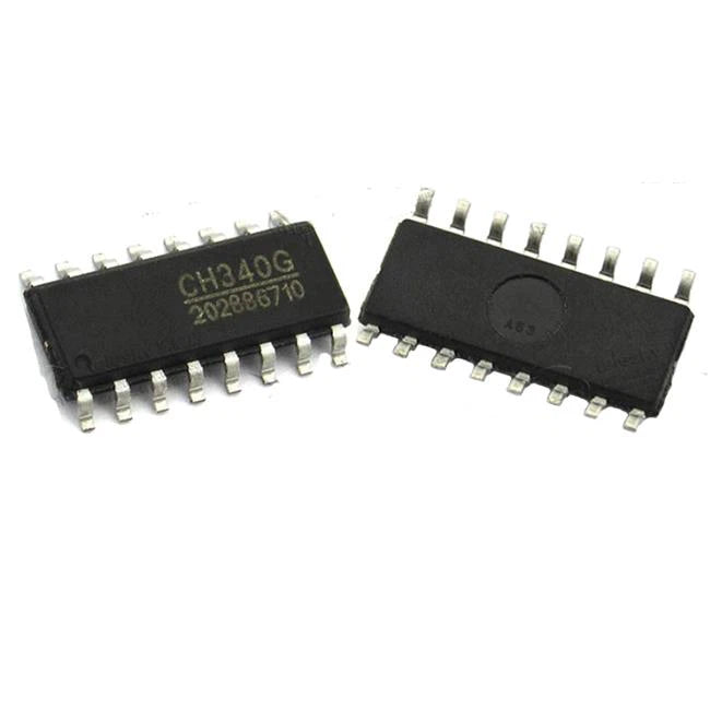 CH340G – USB naar Serieel (UART) Converter | SOP-16 | 2 Mbps