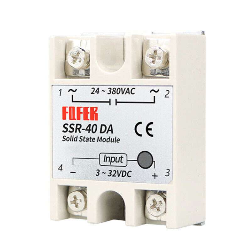 Industriële Solid State Relais – DIN-Rail | 24–380V AC | 25A