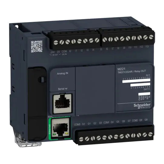 Schneider Modicon M221 – PLC met Embedded Ethernet & Modbus (div. I/O-configuraties)