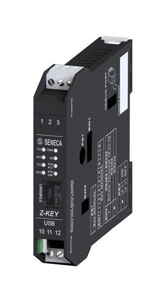Seneca Z-KEY – Profinet ↔ Modbus TCP/RTU Gateway | DIN-Rail | Webconfiguratie