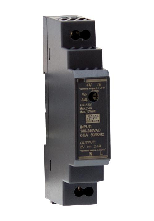 Mean Well HDR‑15‑24 – Ultra‑Slim 15 W DIN‑Rail Voeding (24 V/630 mA)