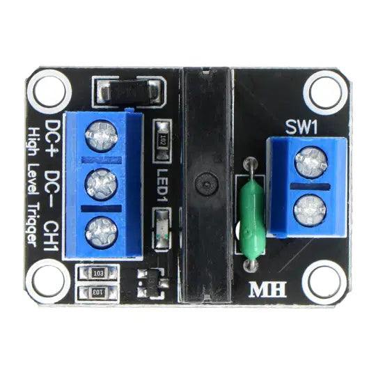 Solid State Relais (SSR) – 5V Ingang, 240V AC Uitgang, 2A